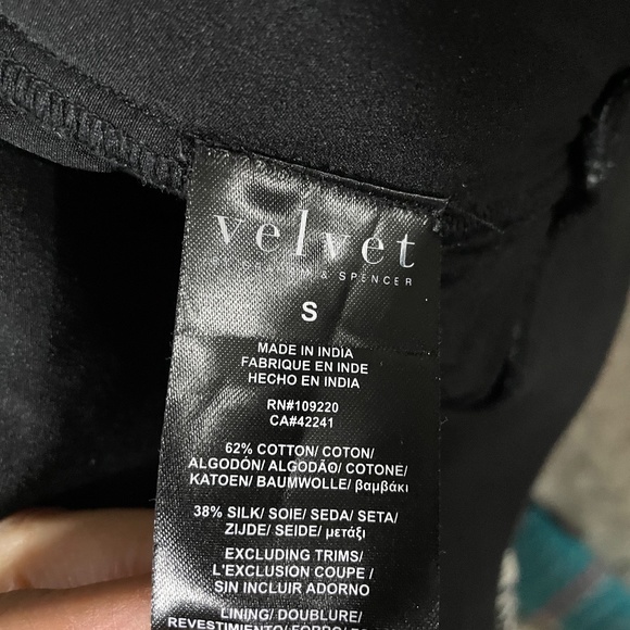 Small Velvet Viviette Grommet Bomber Jacket - Picture 5 of 6